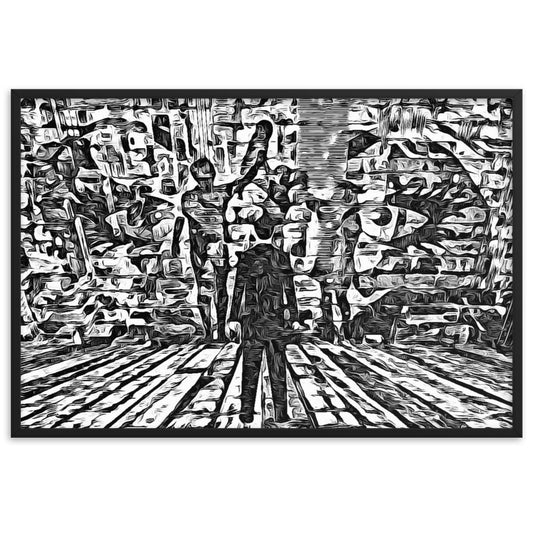 I SAW MY ENTIRE LIFE PASS THROUGH YOUR EYES Special Edition Framed Poster-0