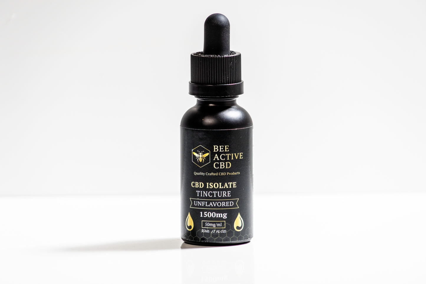 Bee Active CBD Isolate Tincture Unflavored-2