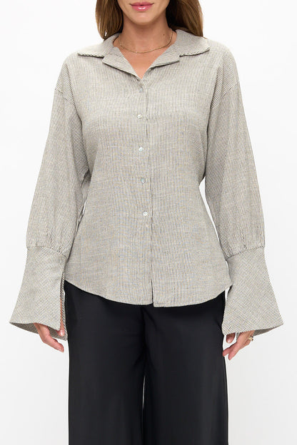 Striped Long Sleeve Top-1