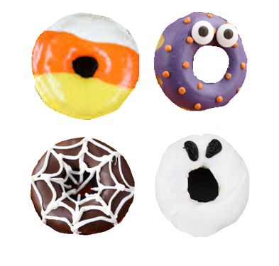 Halloween Donuts (Qty 12)-0
