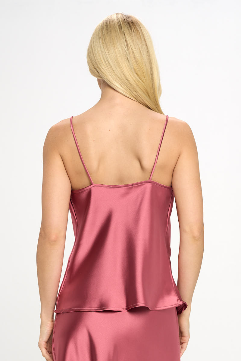 Silky Satin Print Tank Top-3