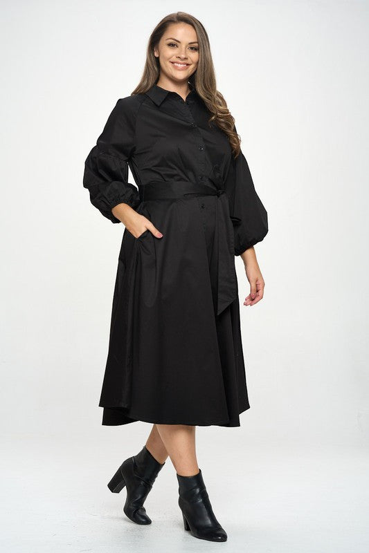 Maxi Shirt Dress-2