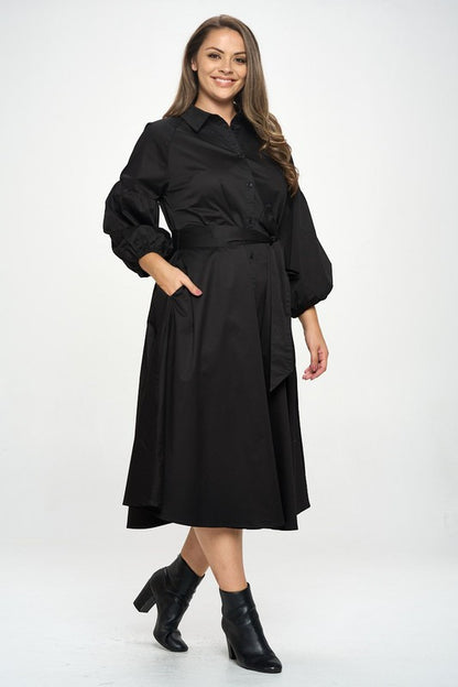 Maxi Shirt Dress-2