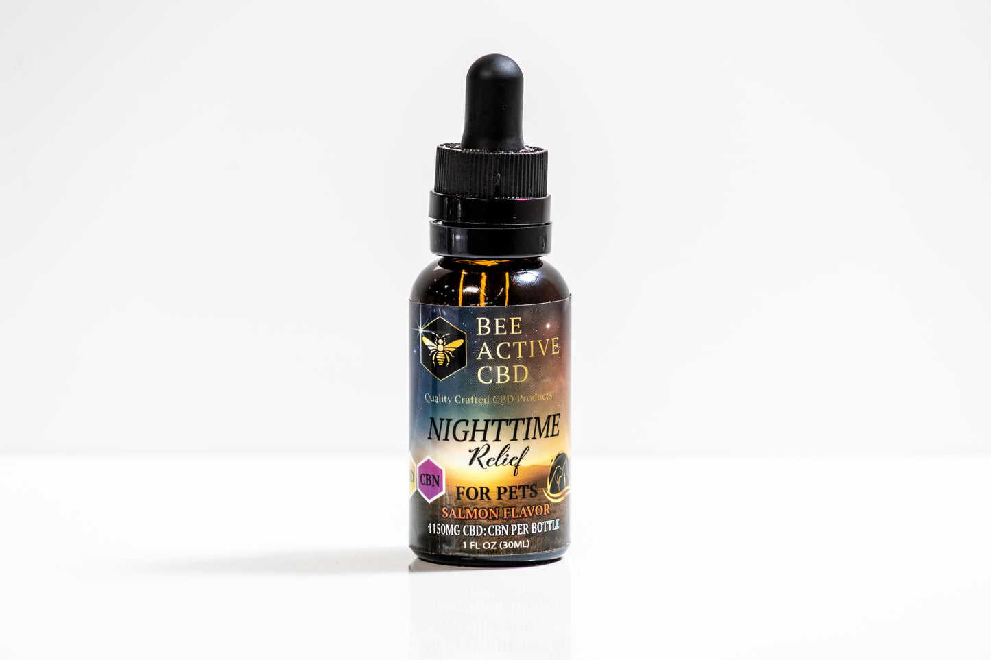 Bee Active CBD+CBN Salmon Tincture-1