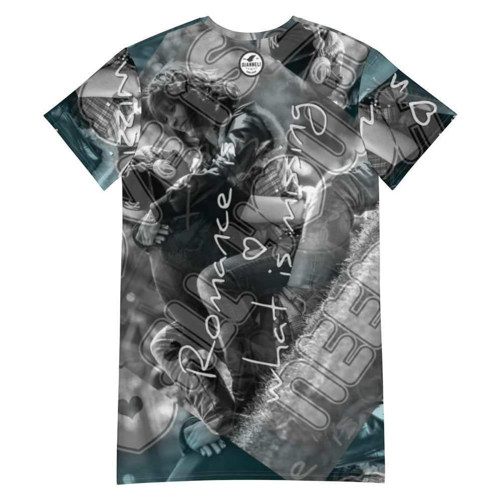 ROMANCE T-shirt Dress by Gianneli-3