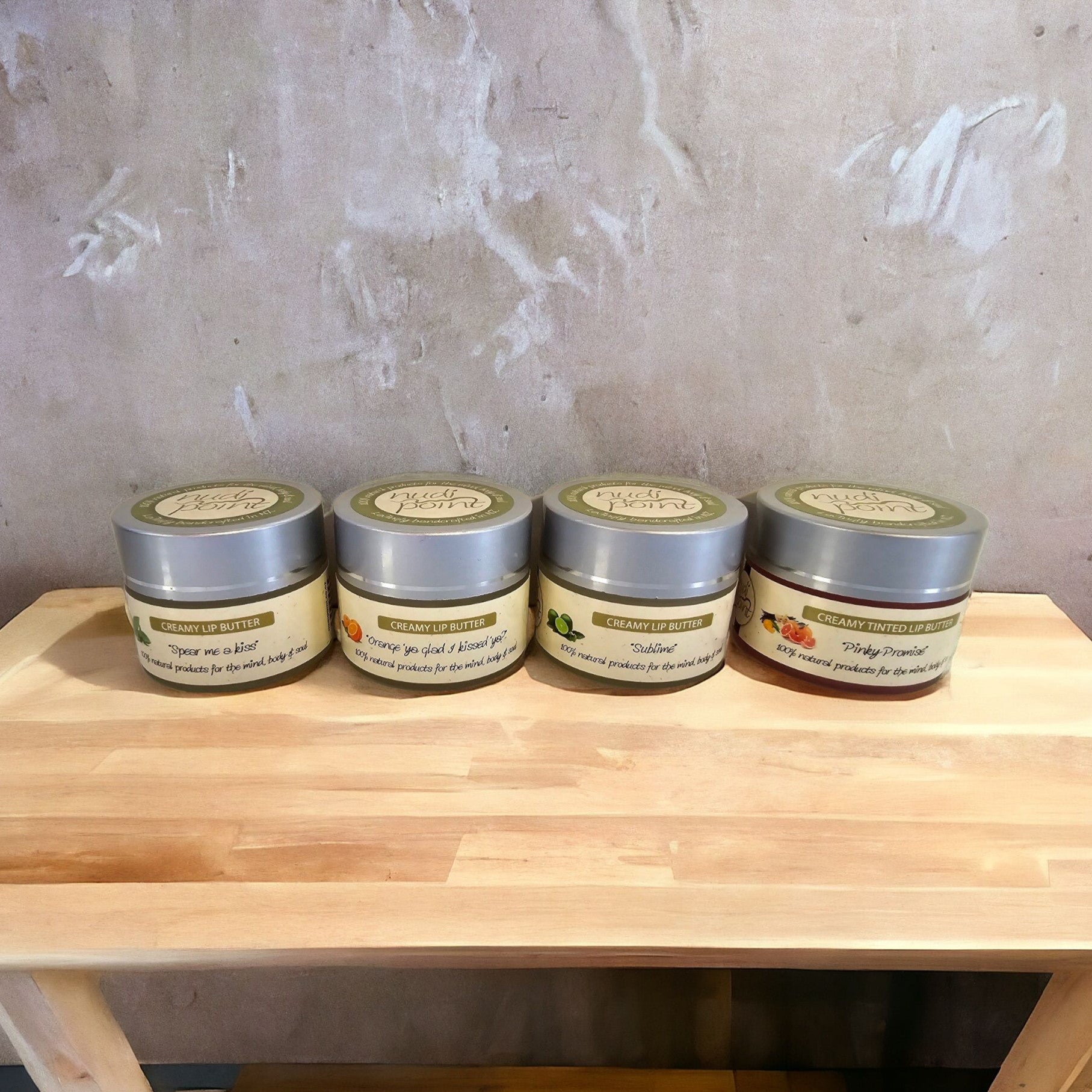 All 4 Creamy Lip Butters (pots) BUNDLE-0