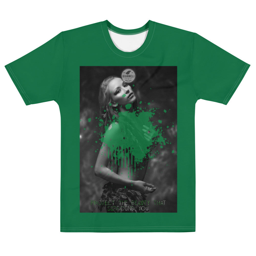 THINK GREEN Men's t-shirt by Gianneli-0