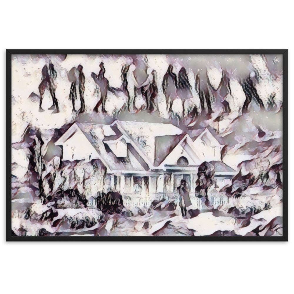 I WAS WAITING FOR YOU IN THE DREAM YOU HAD SEEN Special Edition Framed Poster-0