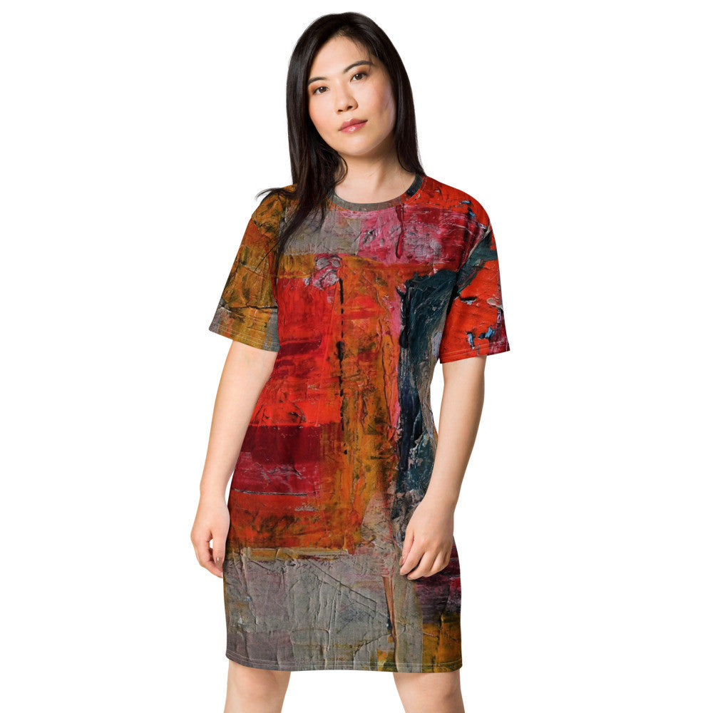 Gianneli Colours T-shirt dress-5