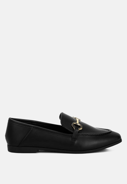 Finola Horsebit Embellished Loafers-5