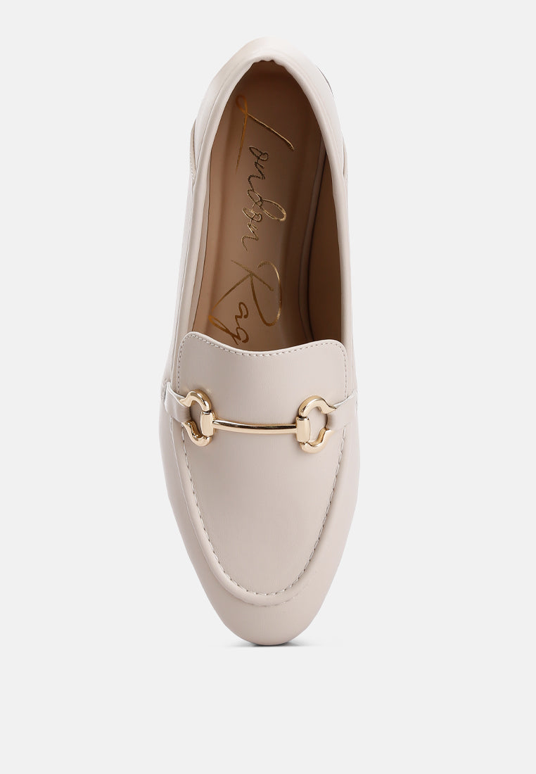 Finola Horsebit Embellished Loafers-3