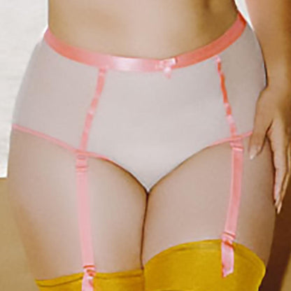 Fishnet Pin-Up High Waist Panty Claudette-0