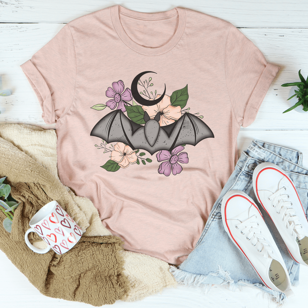 Floral Bat T-Shirt-3