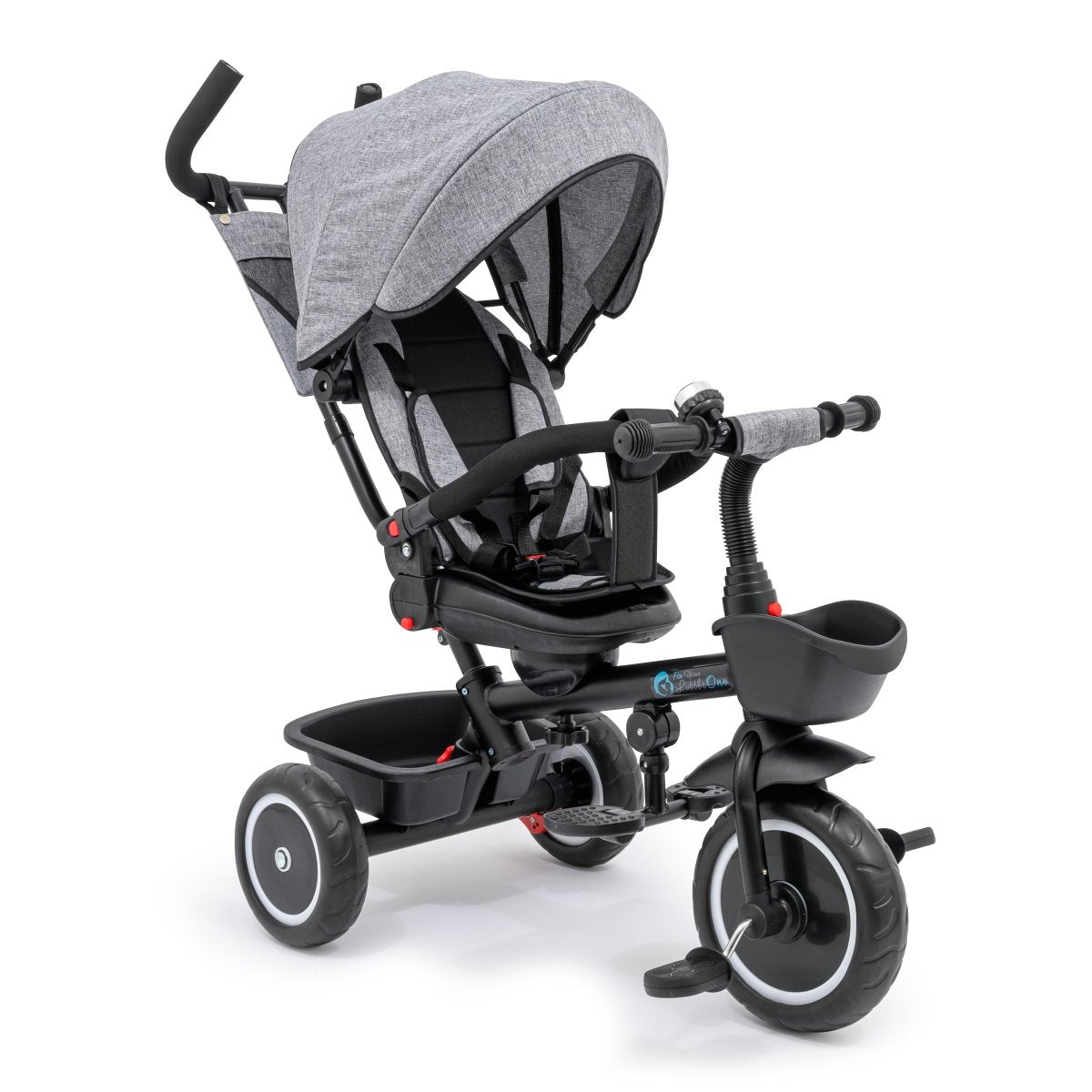 Foryourlittleone 6 in 1 Trike V3 - Grey (9 months - 5 years)-0