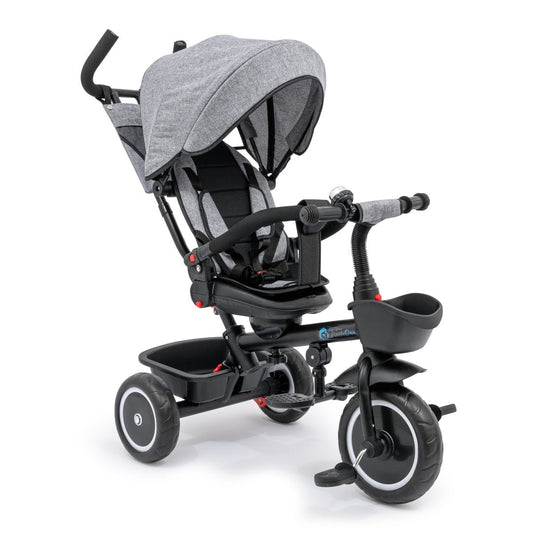 Foryourlittleone 6 in 1 Trike V3 - Grey (9 months - 5 years)-0