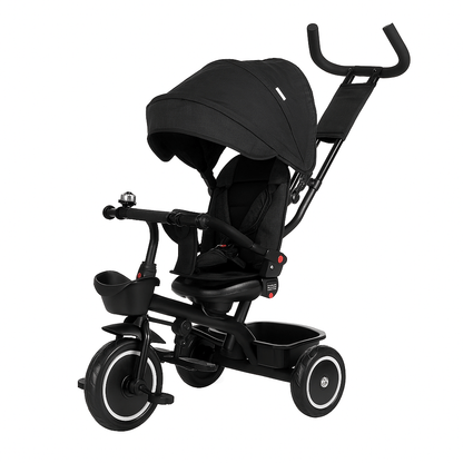 Foryourlittleone 6 in 1 Trike V3 - Black (9 months - 5 years)-0