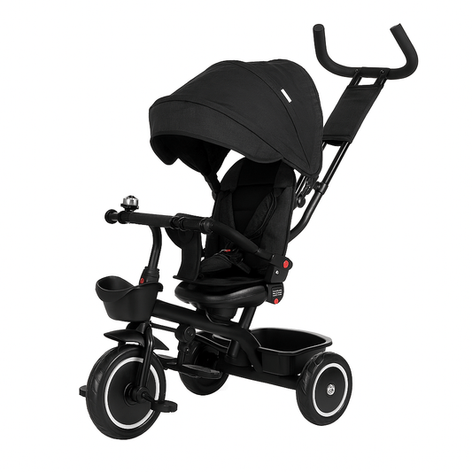 Foryourlittleone 6 in 1 Trike V3 - Black (9 months - 5 years)-0