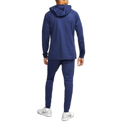 France navy hooded presentation Soccer tracksuit 2022/23 - Nike-1
