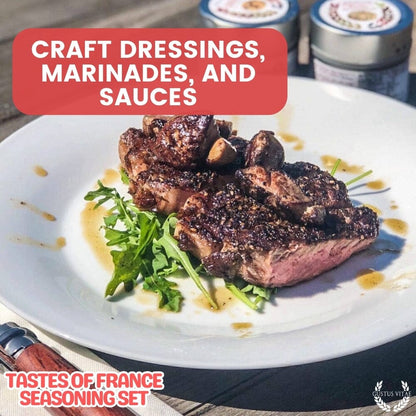 French Seasoning Gift Set - Tastes of France - Artisanal Spice Blends Six Pack-3