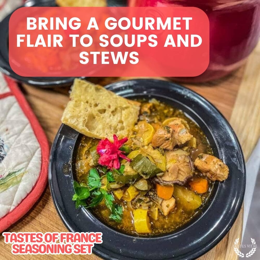 French Seasoning Gift Set - Tastes of France - Artisanal Spice Blends Six Pack-2