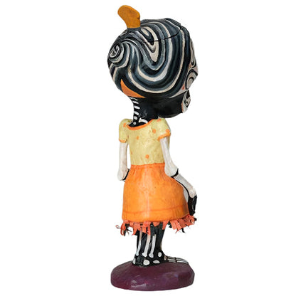 Frida Skelley Folk Art Figure by Jorge de Rojas-1