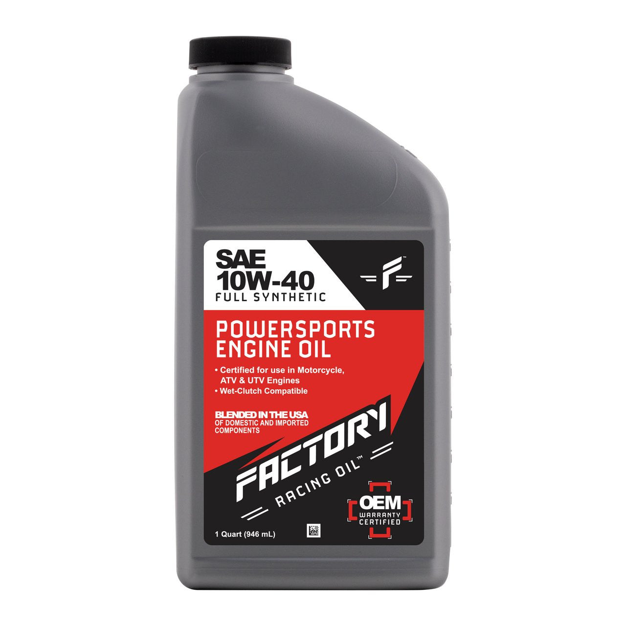 Factory Racing Parts SAE 10W-40 3 Quart Oil Change Kit For Kawasaki EX650 Ninja 650R FRP-210-1055-1