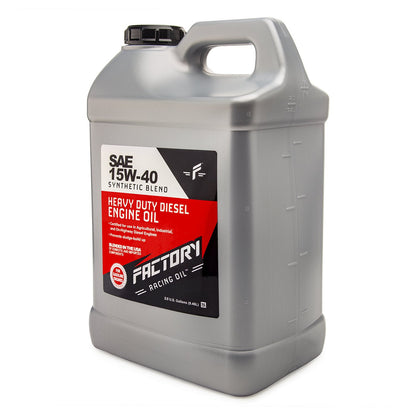 Factory Racing Oil SAE 15W-40 Synthetic Diesel Engine Oil, API CK-4, 2.5 Gallons-1