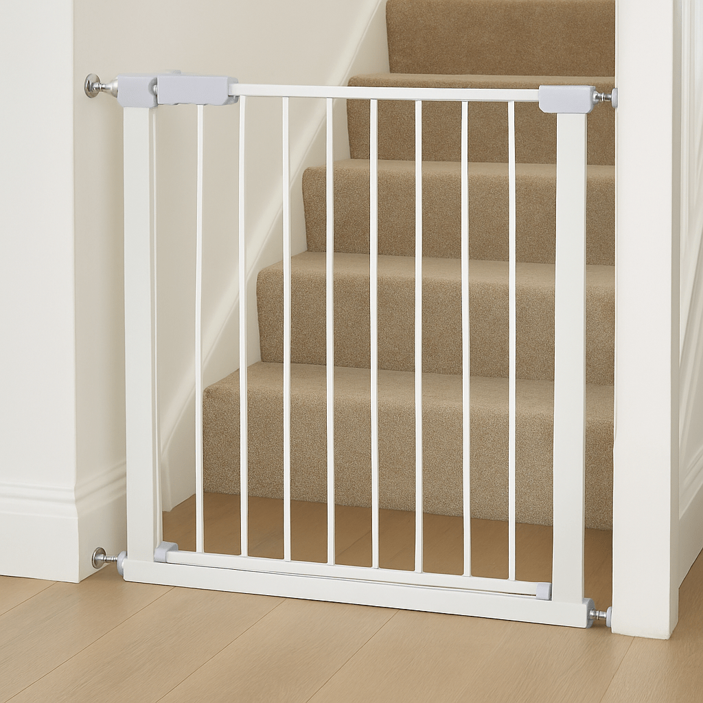 2x FYLO Baby Safety Stair Gate Pressure Fit 75-114cm Extra Wide-0