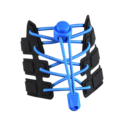 Kids No-Tie Shoelace Clips with Elastic Bands