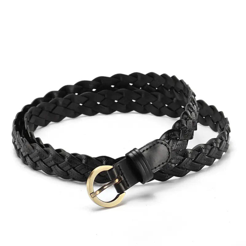 Woven Women's Belt - Korean Style Casual Dress Accessory