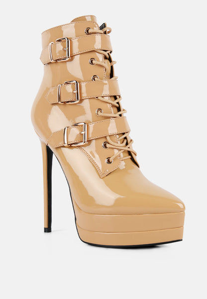 Gangup High Heeled Stiletto Boots-1