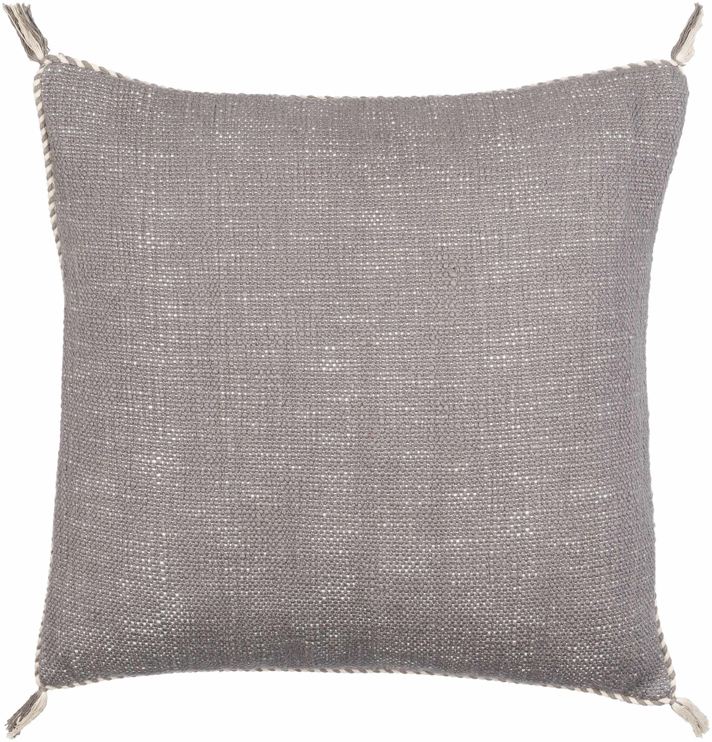 Gebze Gray Square Throw Pillow - Clearance-0