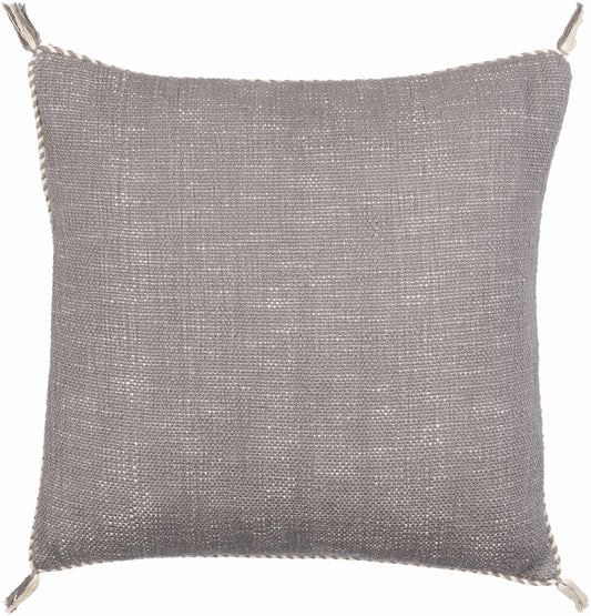 Gebze Gray Square Throw Pillow - Clearance-0