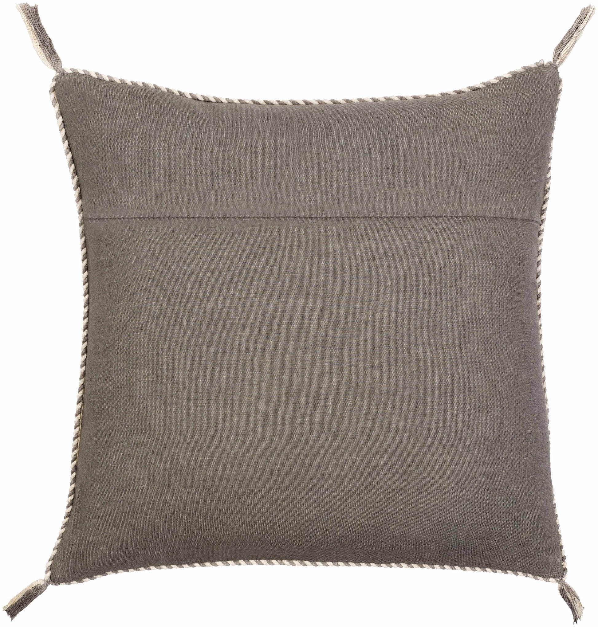 Gebze Gray Square Throw Pillow - Clearance-4