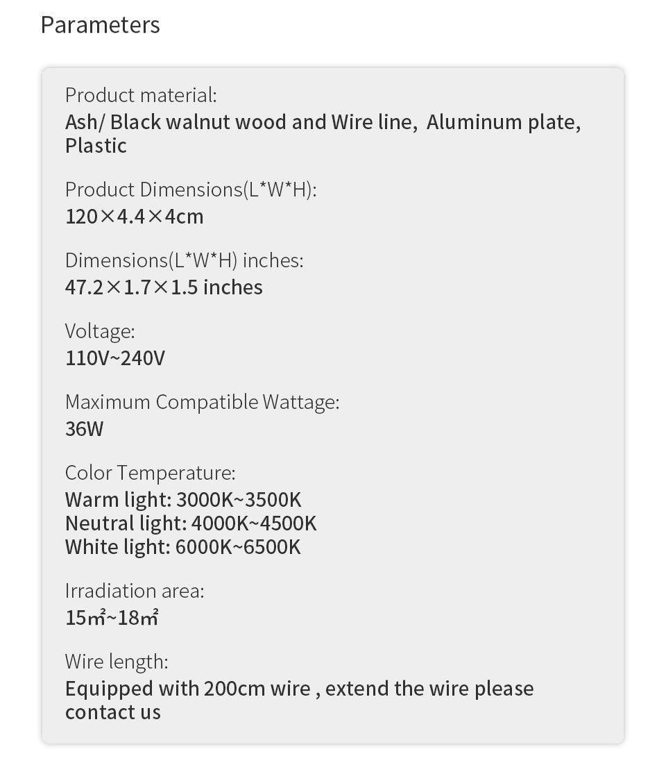 Geometric Solid Wood Tri-Color Pendant Light-2