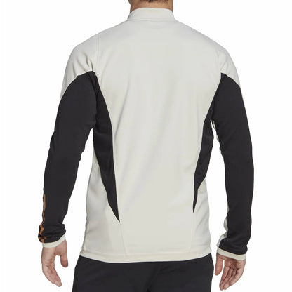 Germany training bench Soccer tracksuit 2022/23 white/black - Adidas-2