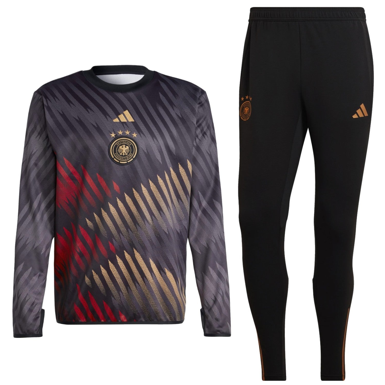 Germany pre-match training sweat tracksuit 2022/23 - Adidas-0