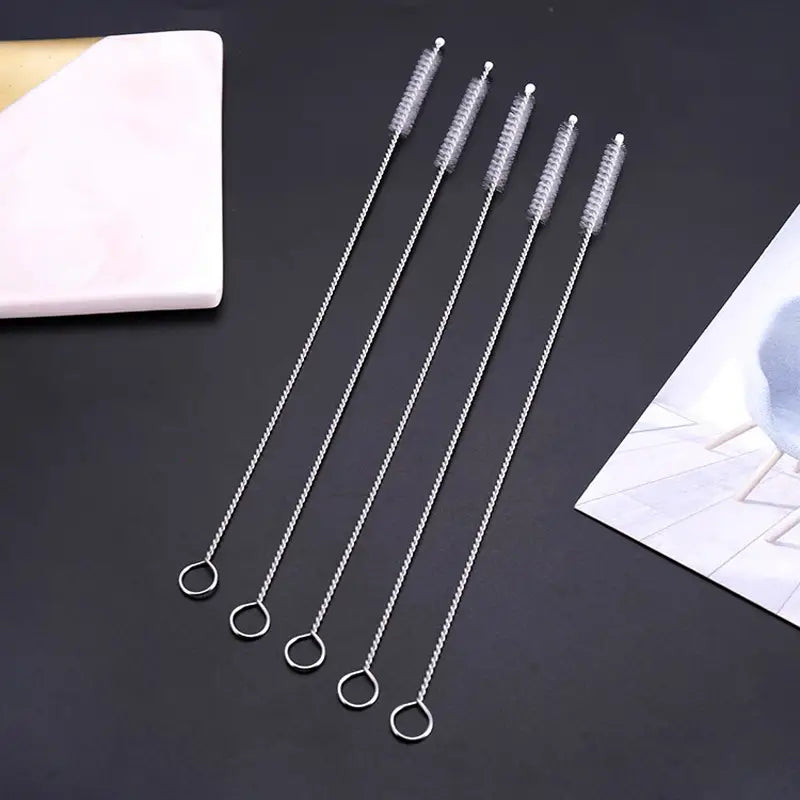 5-Pack Reusable 304 Stainless Steel Cleaning Brushes