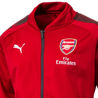 Arsenal training presentation soccer jacket 2017/18 red - Puma-2