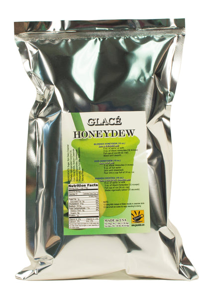 Honeydew 4 in 1 Mix for Bubble Tea, Smoothies, Lattes and Frappes, 3 lbs. Bag (Case 6 x 3 lbs. Bags) - Made in the USA-1