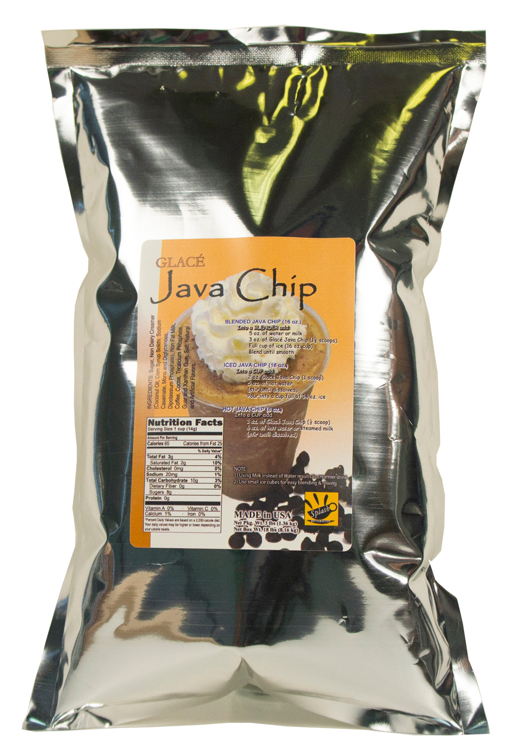 Java Chip 4 in1 Bubble Tea / Latte and Frappe Mix-0