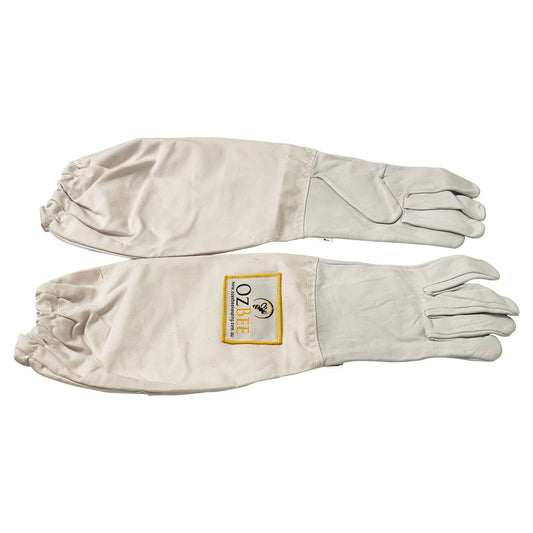 Kids Beekeeping Bee Goat Skin Protective Gloves-0