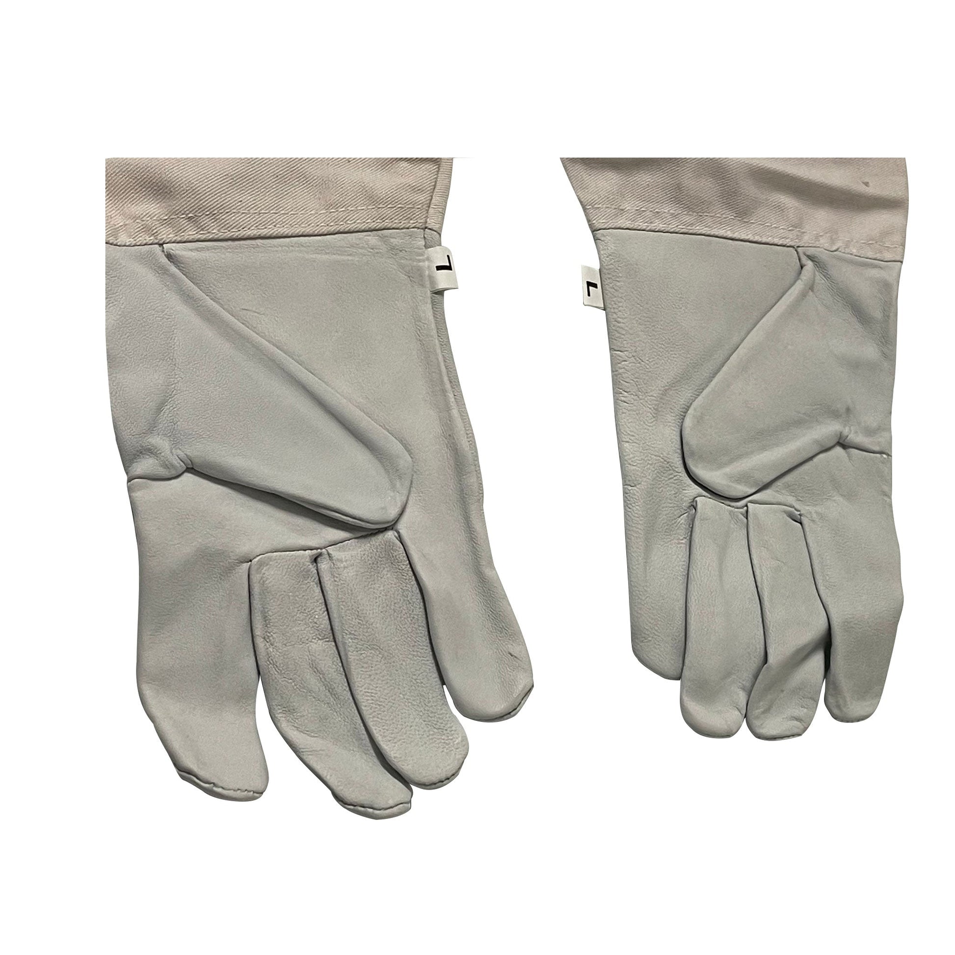 Kids Beekeeping Bee Goat Skin Protective Gloves-1