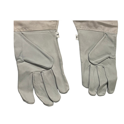 Kids Beekeeping Bee Goat Skin Protective Gloves-1