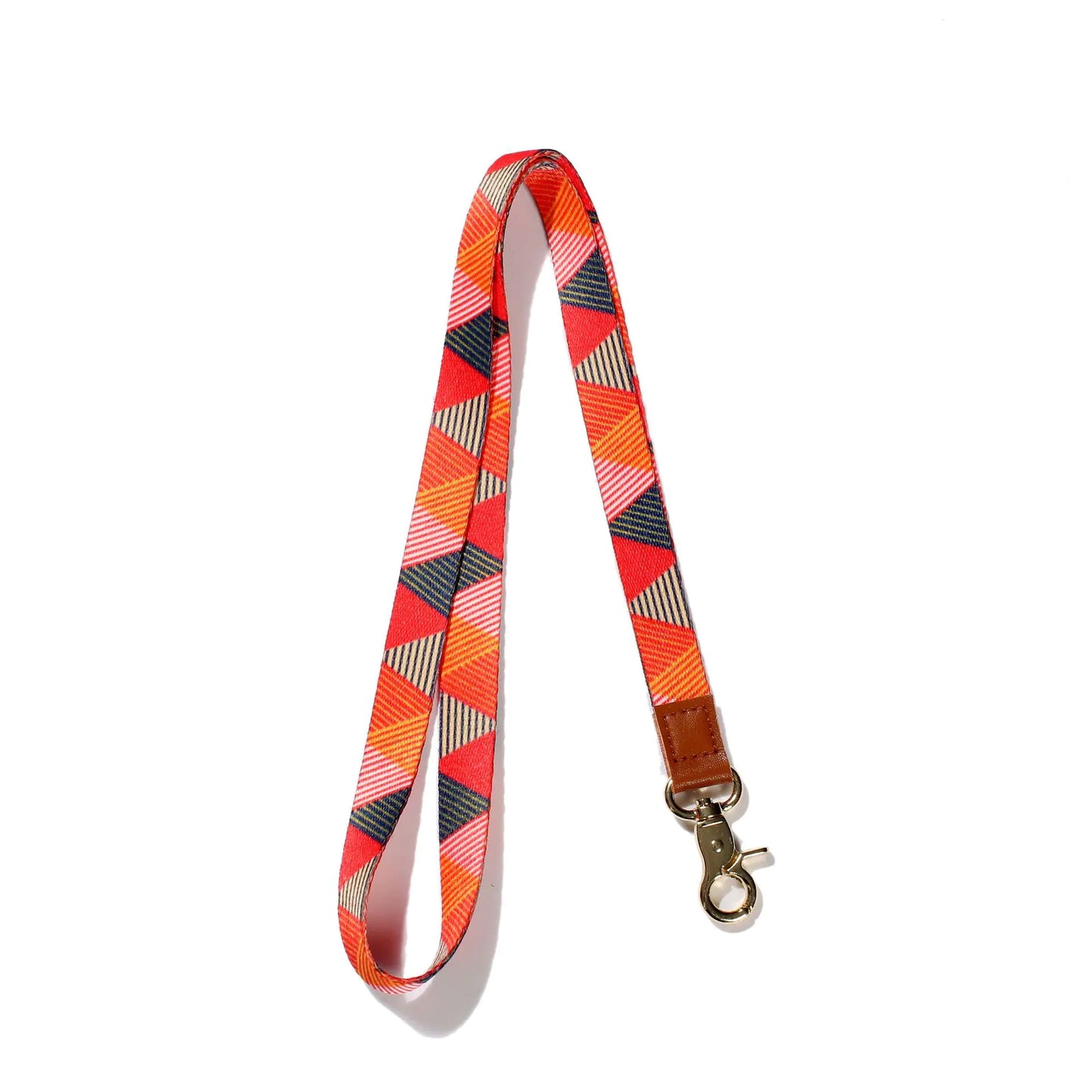 Multicolor Phone Lanyard with Clip and Keychain Holder