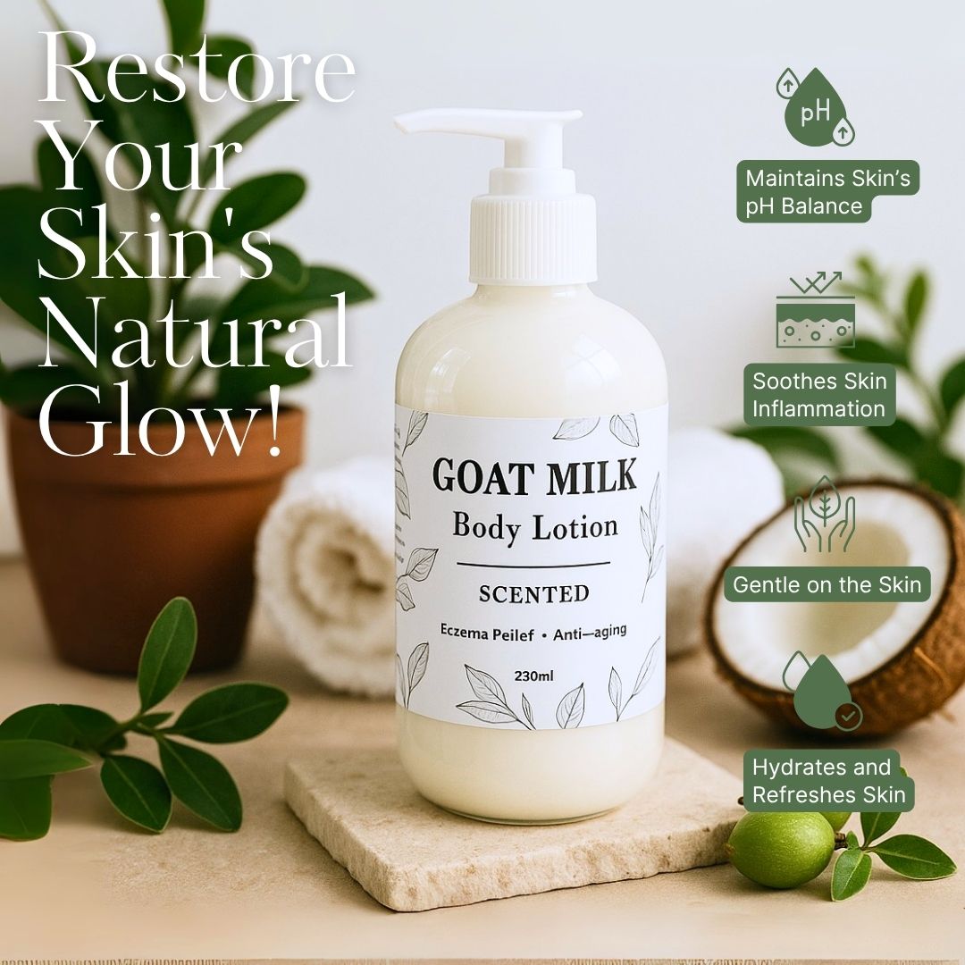 Goat Milk Shea Body Lotion, Eczema Relief and Anti-aging-3
