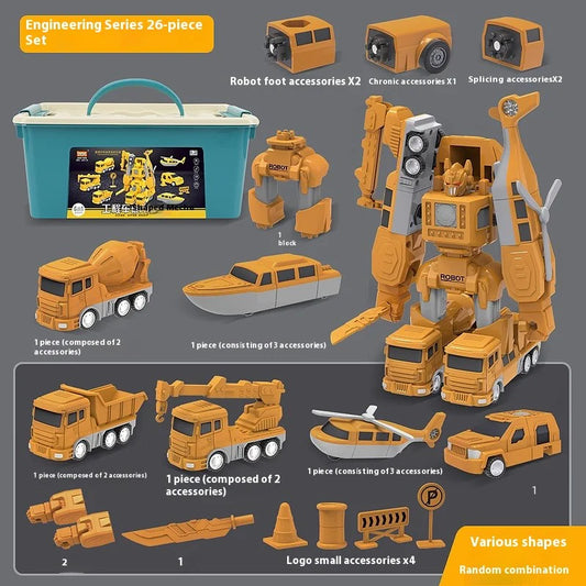 Magnetic Transforming Construction Toy for Kids