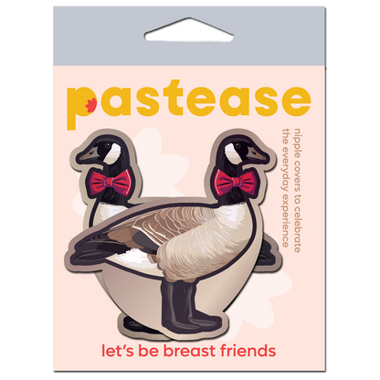 5-Pack: Christmas Goose with Red Holiday Bow Breast Pasties by Pastease®-4
