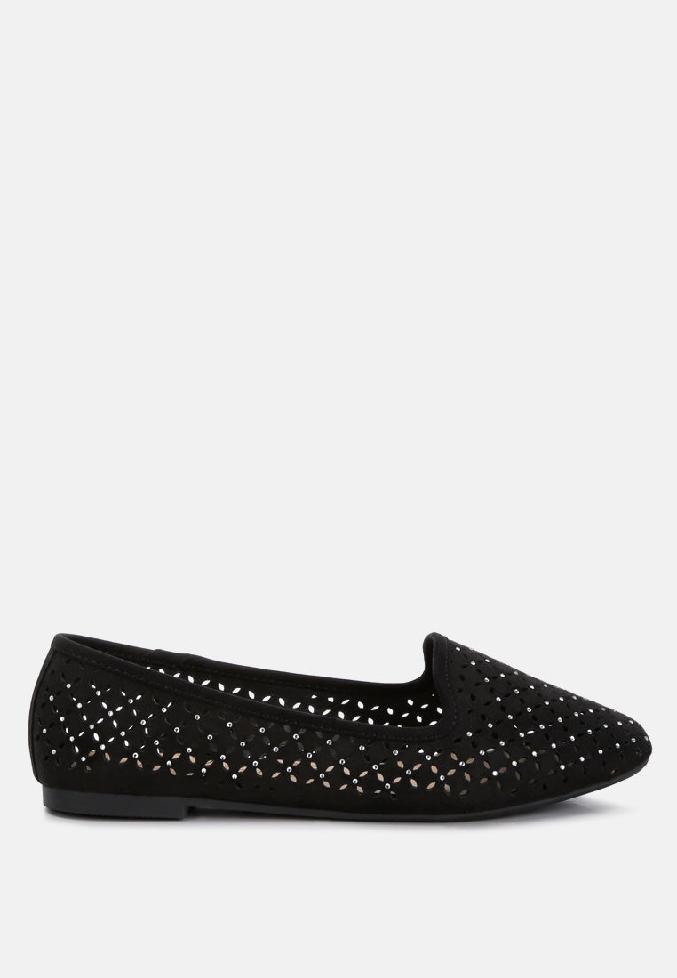 Gordon Perforated Ballerinas-5