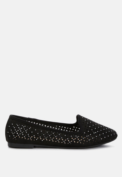 Gordon Perforated Ballerinas-5